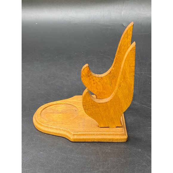 Vtg Miniature Demitasse Texas Star Souvenir Tea Cup & Saucer w/Stand Japan - Picture 9 of 12